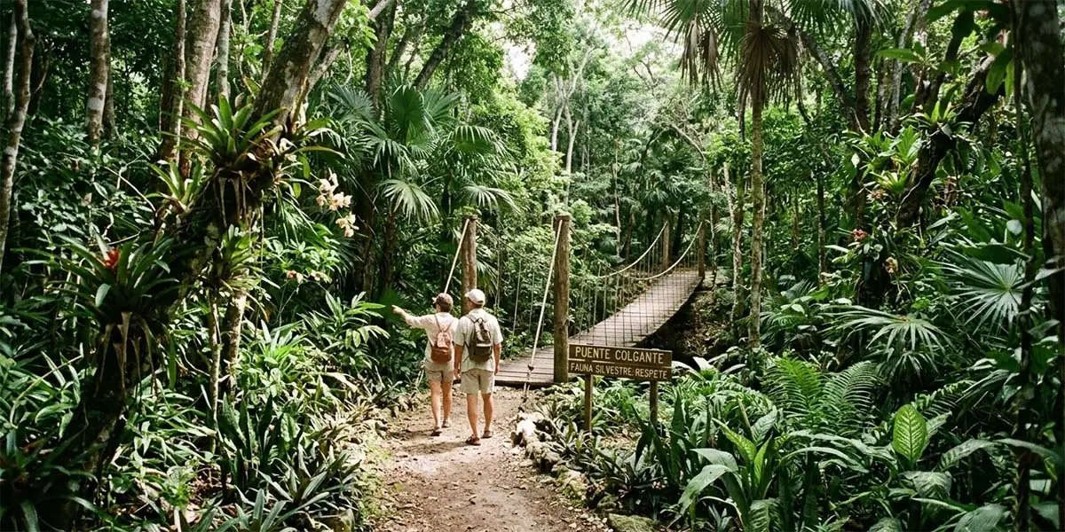 Jardin botanico Puerto Morelos