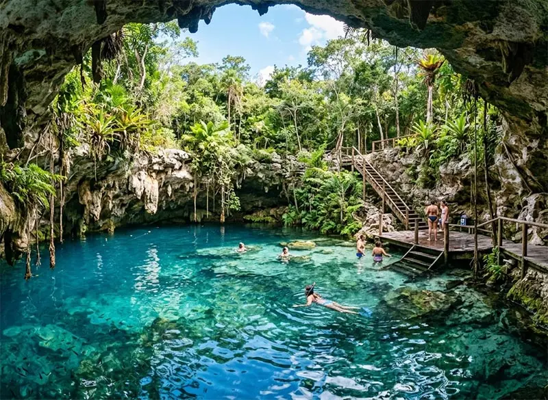 Ruta de los cenotes Puerto Morelos