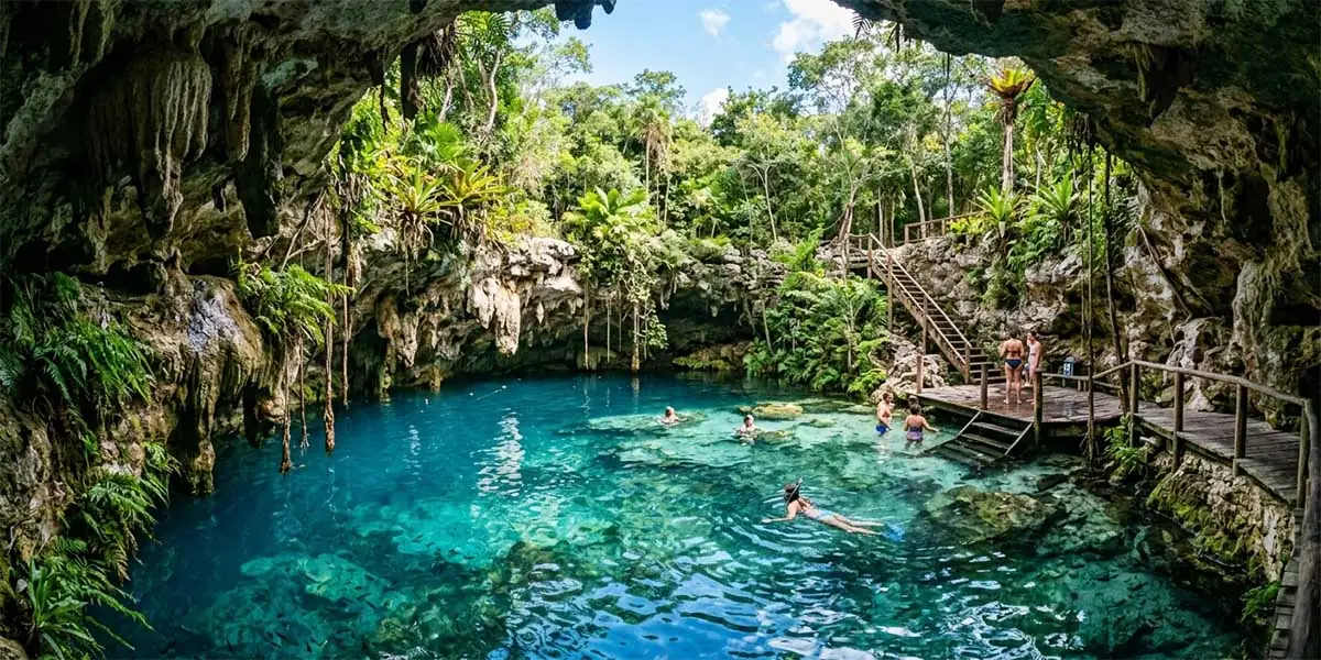 Ruta de los cenotes Puerto Morelos